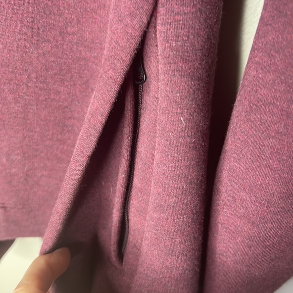 LULULEMON Burgundy Hooded Full Zip Jacket Size 4 - Picture 13 of 16